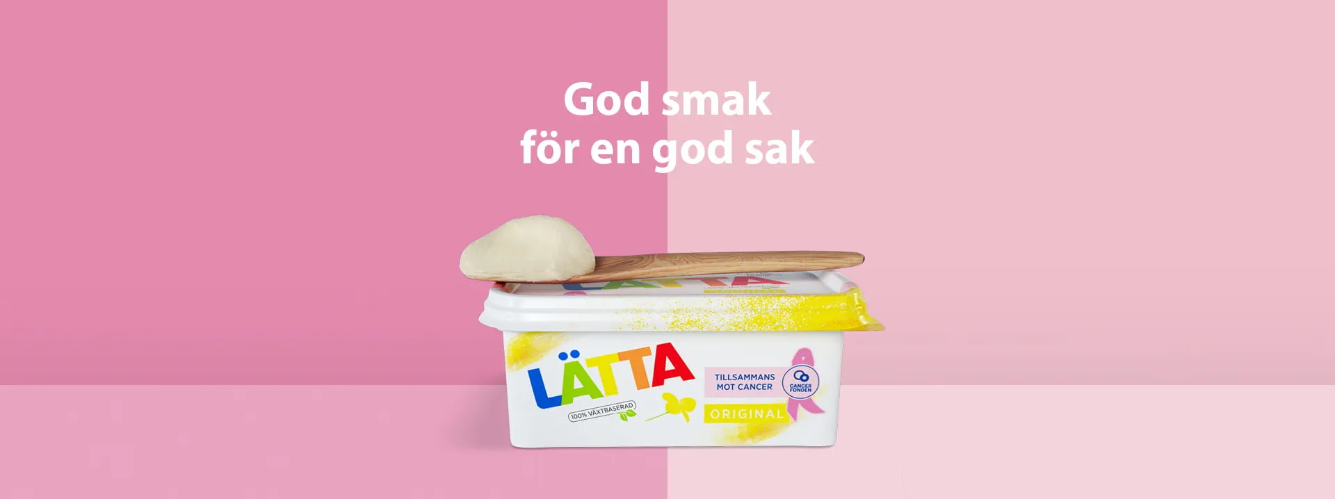 Lätta rosa bandet